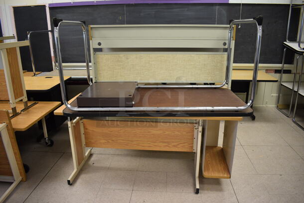 16 Various Tables / Desks. BUYER MUST REMOVE. Includes 72x30x26. 16 Times Your Bid! (Clearview Elementary - Room 12) - Image 3 of 9