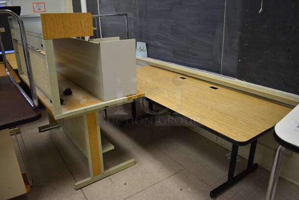 16 Various Tables / Desks. BUYER MUST REMOVE. Includes 72x30x26. 16 Times Your Bid! (Clearview Elementary - Room 12) - Image 4 of 9