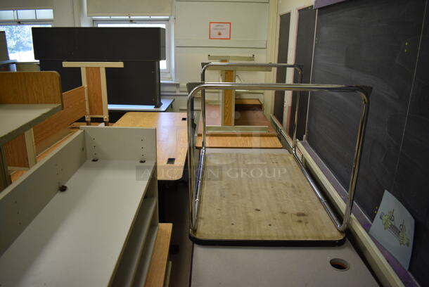 16 Various Tables / Desks. BUYER MUST REMOVE. Includes 72x30x26. 16 Times Your Bid! (Clearview Elementary - Room 12) - Image 5 of 9