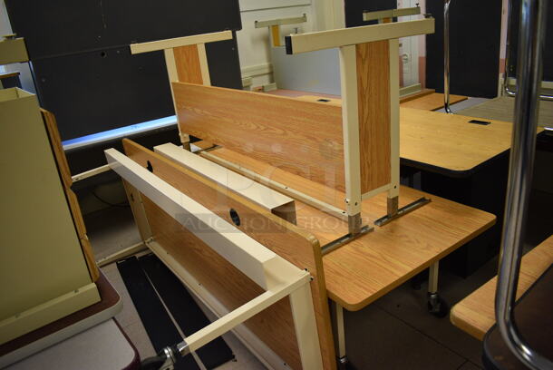 16 Various Tables / Desks. BUYER MUST REMOVE. Includes 72x30x26. 16 Times Your Bid! (Clearview Elementary - Room 12) - Image 6 of 9