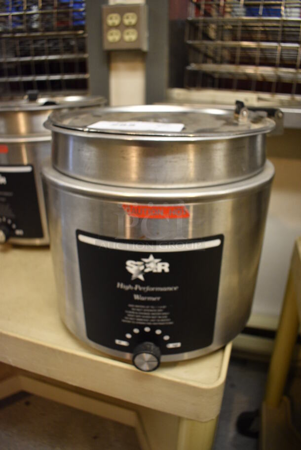Star Model 11RW-11H Stainless Steel Commercial Countertop Soup Kettle Food Warmer w/ Drop In and Lid. 120 Volts, 1 Phase. 11x11x11. (Clearview Elementary - Kitchen) - Image 1 of 4