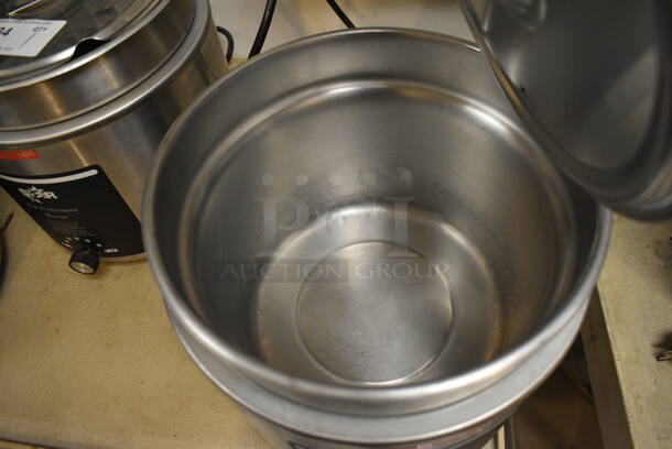 Star Model 11RW-11H Stainless Steel Commercial Countertop Soup Kettle Food Warmer w/ Drop In and Lid. 120 Volts, 1 Phase. 11x11x11. (Clearview Elementary - Kitchen) - Image 3 of 4