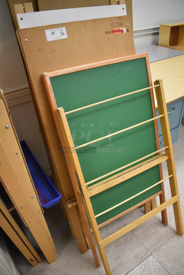 10 Various Easels. BUYER MUST REMOVE. Includes 24x2.5x54. 10 Times Your Bid! (Clearview Elementary - Room 10) - Image 5 of 5