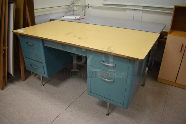 Desk. Does Not Include Gray Desk. BUYER MUST REMOVE. 60x30x29 (Clearview Elementary - Room 10) - Image 2 of 3