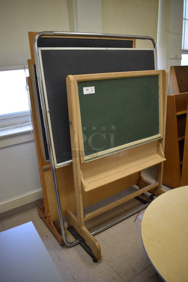 4 Various Boards; 1 Green Board and 3 Black Board. BUYER MUST REMOVE. Includes 42x24x60. 4 Times Your Bid! (Clearview Elementary - Room 10) - Image 3 of 5