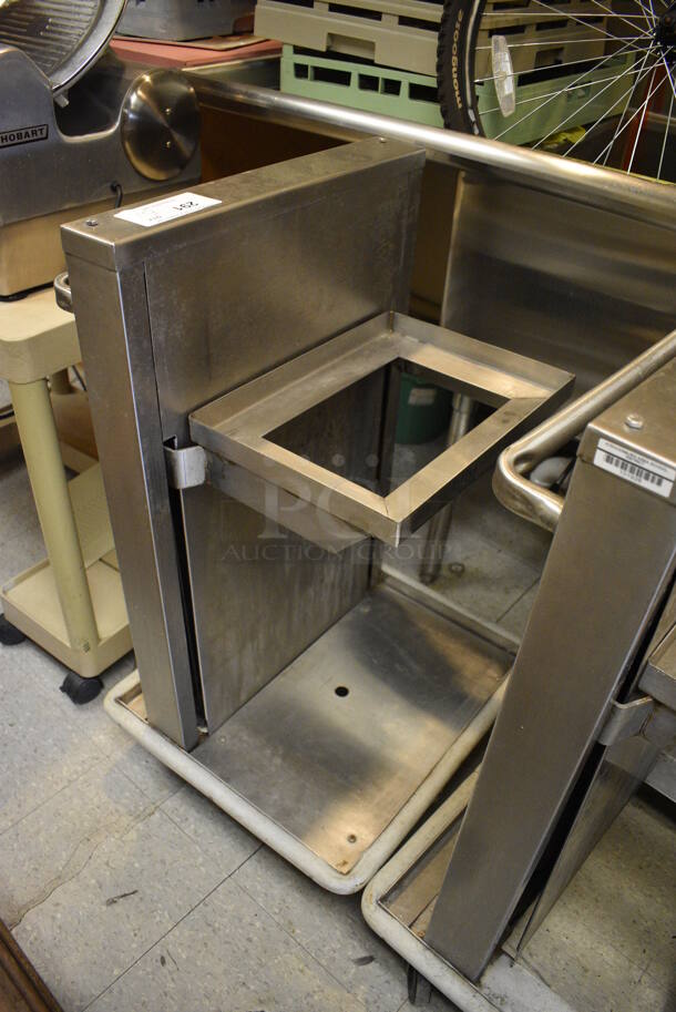 5 Various Stainless Steel Tray Return Carts on Commercial Casters. Includes 20.5x19.5x36. 5 Times Your Bid! (Clearview Elementary - Kitchen) - Image 6 of 6