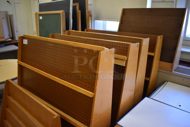 6 Various Magazine Racks. BUYER MUST REMOVE. Includes 48x14x48. 6 Times Your Bid! (Clearview Elementary - Room 10) - Image 6 of 6