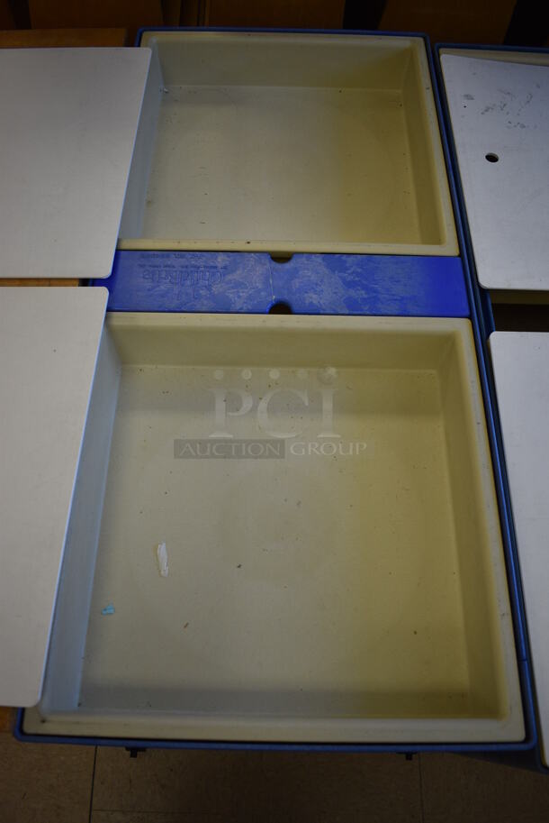 3 Various Tables w/ Lids on Casters. BUYER MUST REMOVE. Includes 45.5x20.5x25. 3 Times Your Bid! (Clearview Elementary - Room 10) - Image 3 of 6