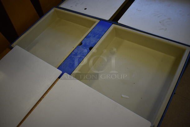 3 Various Tables w/ Lids on Casters. BUYER MUST REMOVE. Includes 45.5x20.5x25. 3 Times Your Bid! (Clearview Elementary - Room 10) - Image 4 of 6