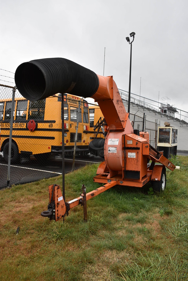 Old Dominion Brush Model LCT 600 Orange Metal Commercial Heavy Duty Debris / Leaf Collector. See Lot 204 For Additional Picture. BUYER MUST REMOVE. (stadium) - Image 2 of 12