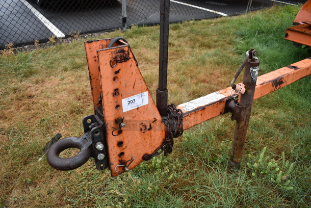 Old Dominion Brush Model LCT 600 Orange Metal Commercial Heavy Duty Debris / Leaf Collector. See Lot 204 For Additional Picture. BUYER MUST REMOVE. (stadium) - Image 6 of 12