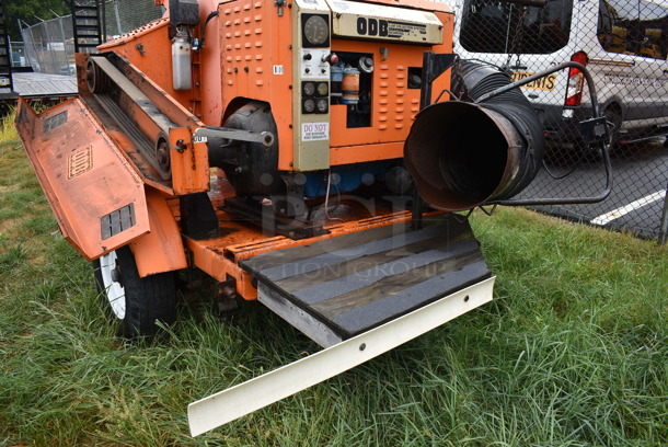 Old Dominion Brush Model LCT 600 Orange Metal Commercial Heavy Duty Debris / Leaf Collector. See Lot 204 For Additional Picture. BUYER MUST REMOVE. (stadium) - Image 10 of 12