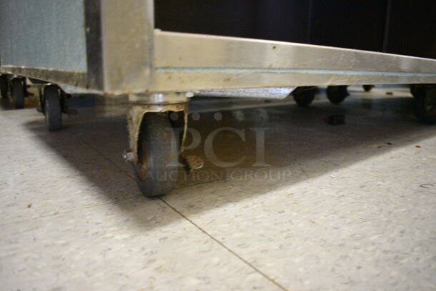 2 Vollrath Model 37045-2494-ANA Metal Commercial Serving Stations w/ Sneeze Guard and Tray Slide on Commercial Casters. 120 Volts, 1 Phase. 46x36x57.5. 2 Times Your Bid! (Clearview Elementary - Gym) - Image 6 of 7