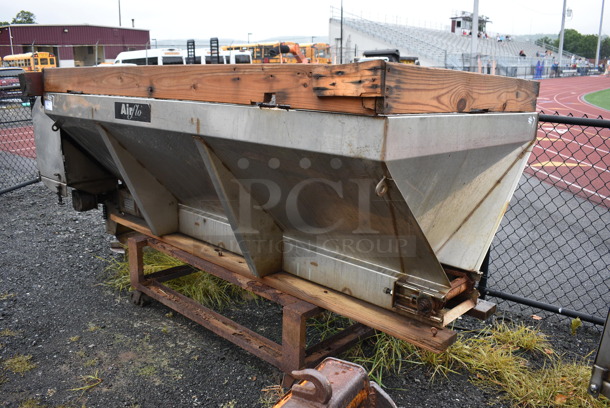 Airflo Model PSV-8E-SS Metal Commercial Salt Spreader. BUYER MUST REMOVE. 115.5x56x54. (stadium) - Image 2 of 9