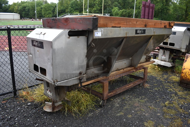 Airflo Model PSV-8E-SS Metal Commercial Salt Spreader. BUYER MUST REMOVE. 115.5x56x54. (stadium) - Image 3 of 9