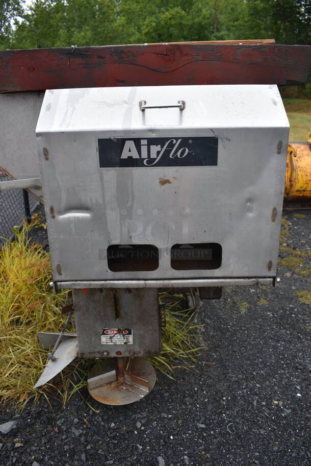 Airflo Model PSV-8E-SS Metal Commercial Salt Spreader. BUYER MUST REMOVE. 115.5x56x54. (stadium) - Image 4 of 9
