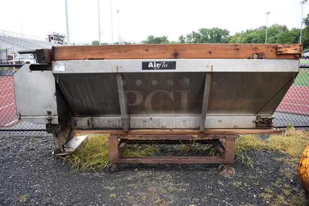 Airflo Model PSV-8E-SS Metal Commercial Salt Spreader. BUYER MUST REMOVE. 115.5x56x54. (stadium) - Image 9 of 9