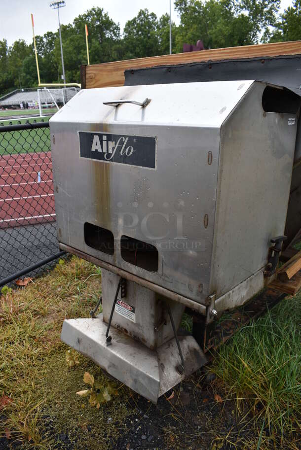 Airflo Model PSV-8E-SS Metal Commercial Salt Spreader. BUYER MUST REMOVE. 115.5x56x54. (stadium) - Image 7 of 11
