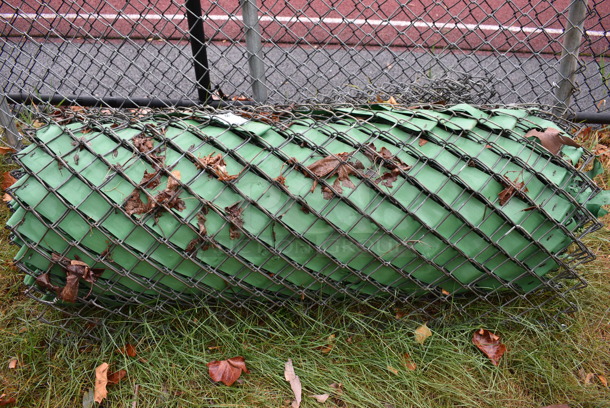 ALL ONE MONEY! Lot of Fence and Rolled Up Fence Grate. BUYER MUST REMOVE. (stadium) - Image 2 of 5