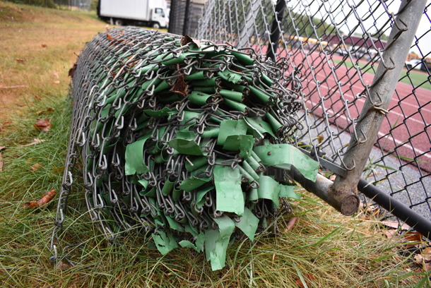 ALL ONE MONEY! Lot of Fence and Rolled Up Fence Grate. BUYER MUST REMOVE. (stadium) - Image 3 of 5