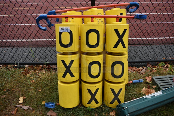 ALL ONE MONEY! Lot of 2 Playground Pieces Including Tic Tac Toe. BUYER MUST REMOVE. 42x9x39. (stadium) - Image 1 of 6