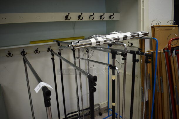7 Metal Clothes Racks. Includes 39x18x48. 7 Times Your Bid! (Clearview Elementary - Room 10) - Image 3 of 4