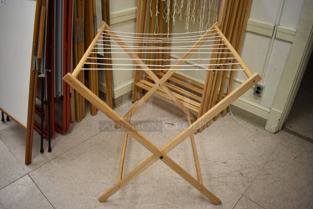 6 Wood Pattern Stands. 32x3x48. 6 Times Your Bid! (Clearview Elementary - Room 10) - Image 1 of 5