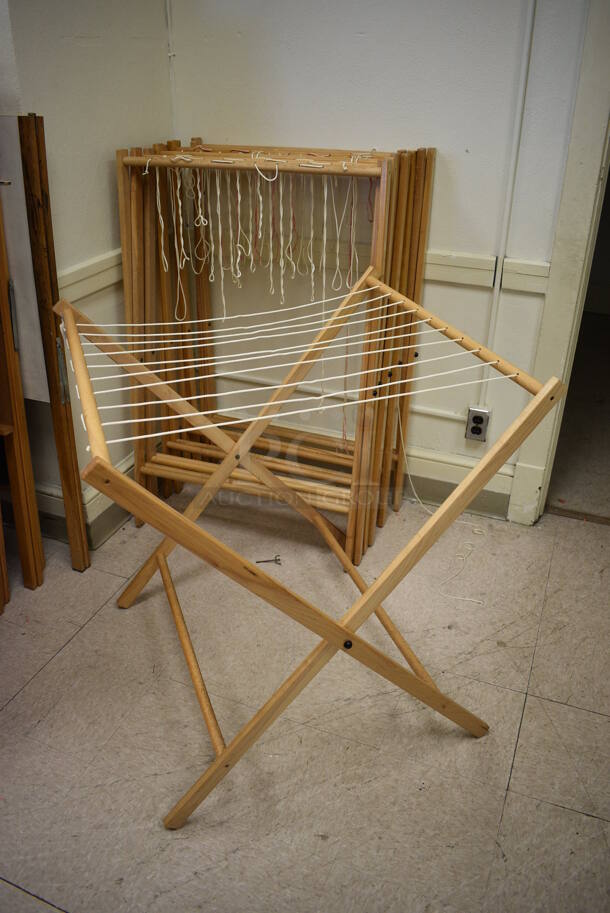 6 Wood Pattern Stands. 32x3x48. 6 Times Your Bid! (Clearview Elementary - Room 10) - Image 2 of 5