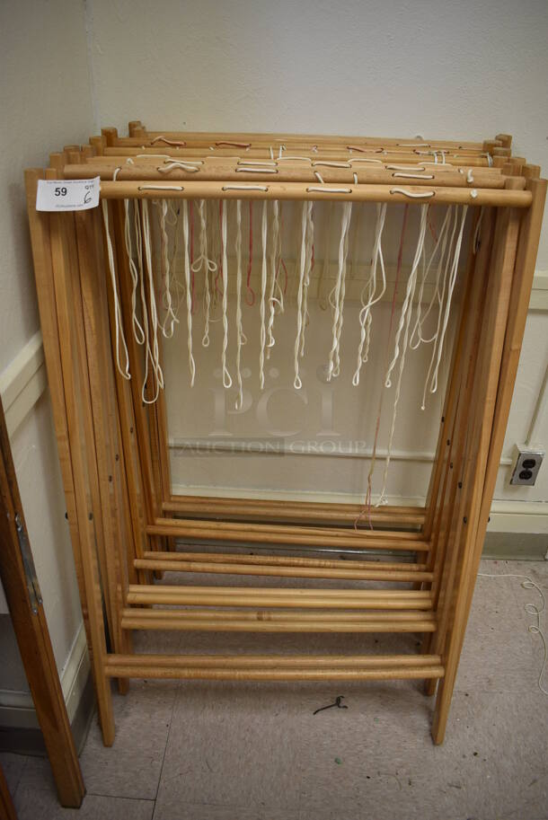 6 Wood Pattern Stands. 32x3x48. 6 Times Your Bid! (Clearview Elementary - Room 10) - Image 4 of 5
