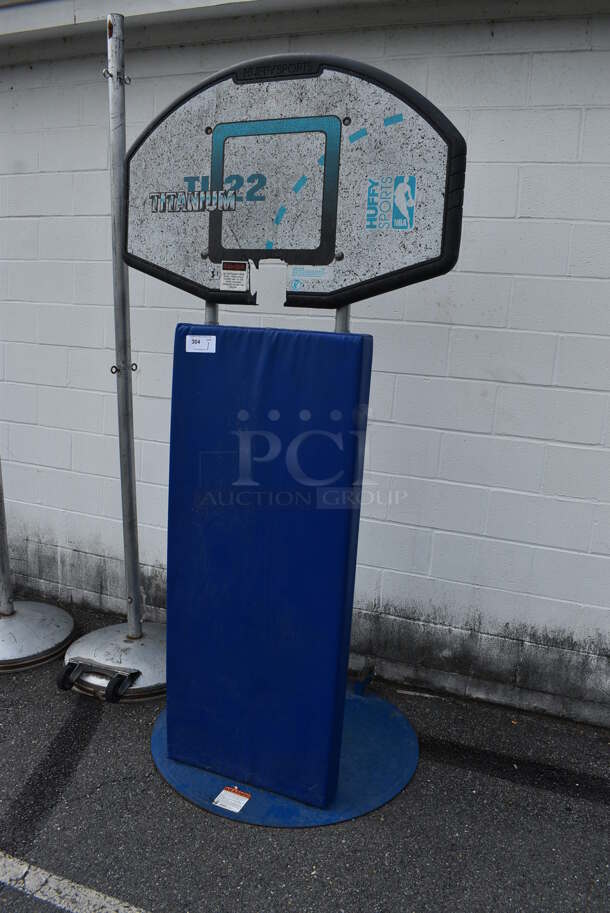Titanium TI-22 Backboard and Blue Mat. 40x40x90.5. (Clearview Elementary - Outside) - Image 2 of 8