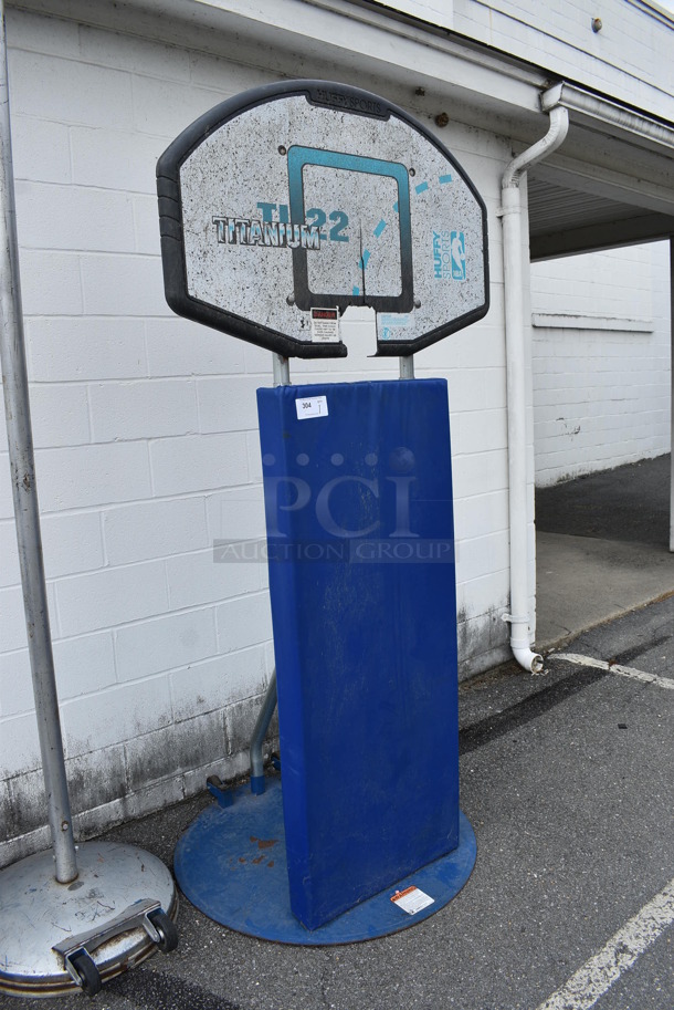 Titanium TI-22 Backboard and Blue Mat. 40x40x90.5. (Clearview Elementary - Outside) - Image 4 of 8