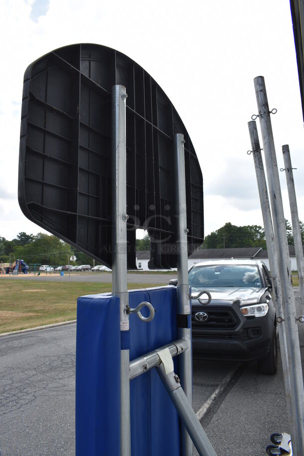 Titanium TI-22 Backboard and Blue Mat. 40x40x90.5. (Clearview Elementary - Outside) - Image 6 of 8