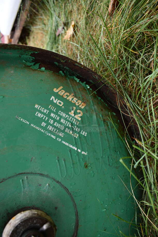Jackson No. 12 Metal Commercial Lawn Roller. BUYER MUST REMOVE. 24x18x44. (stadium) - Image 3 of 7