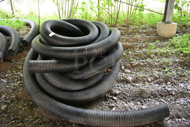 ALL ONE MONEY! Lot of Black Hose / Pipes. BUYER MUST REMOVE. (Stadium) - Image 1 of 5