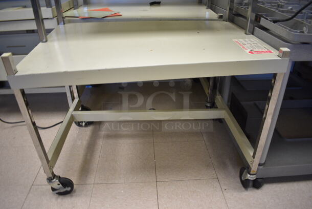 2 Metal Desks on Commercial Casters. BUYER MUST REMOVE. 36x24x39. 2 Times Your Bid! (Clearview Elementary - Room 8) - Image 5 of 5