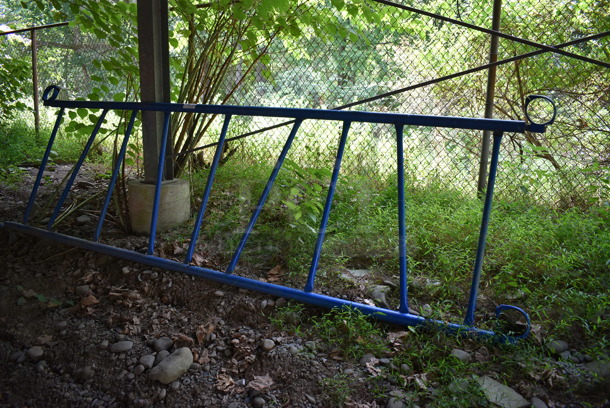 Blue Metal Piece to Playground. BUYER MUST REMOVE. 44x2x150. (Stadium) - Image 4 of 4