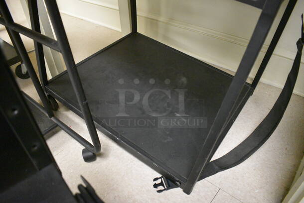 3 Various Black Metal Cart on Commercial Casters. Includes 21x21x29. 3 Times Your Bid! (Clearview Elementary - Room 8) - Image 5 of 8