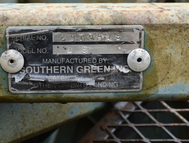 Southern Green Model 48 Metal Commercial Grass Roller Unit. BUYER MUST REMOVE. 52x42x44. (stadium) - Image 4 of 7