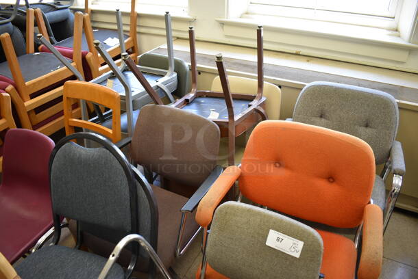 15 Various Chairs. BUYER MUST REMOVE. Includes 25x22x35. 15 Times Your Bid! (Clearview Elementary - Room 7) - Image 5 of 5