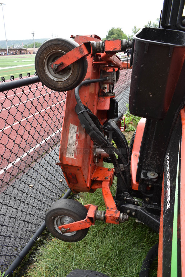 2005 Jacobsen Model HR 5111 4WD Metal Commercial Riding Lawn Mower. Good Working Order, Has a Hydraulic Hose Leak on Cutting System. BUYER MUST REMOVE. 60x147x88. (stadium) - Image 5 of 12