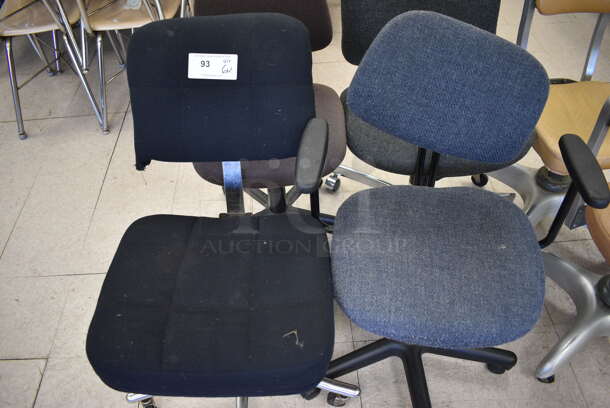 6 Various Chairs on Casters. BUYER MUST REMOVE. Includes 17x18x35. 6 Times Your Bid! (Clearview Elementary - Room 7) - Image 6 of 6