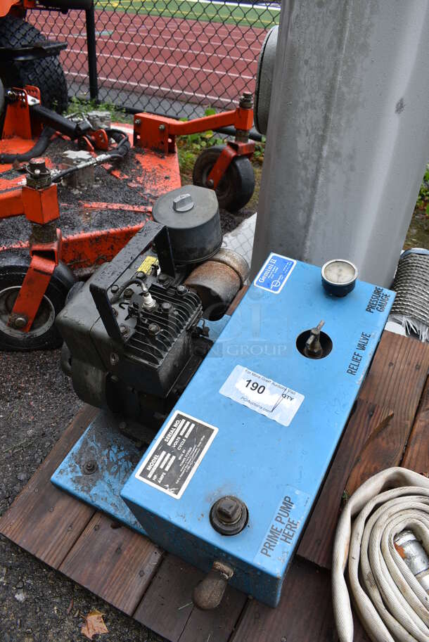 Power Systems Model Gemini II Metal Power Sprayer and Hose. BUYER MUST REMOVE. Includes 17.5x18x16. (stadium) - Image 4 of 11