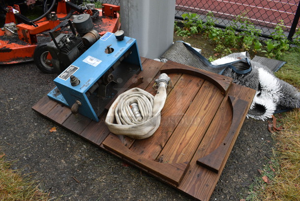 Power Systems Model Gemini II Metal Power Sprayer and Hose. BUYER MUST REMOVE. Includes 17.5x18x16. (stadium) - Image 10 of 11