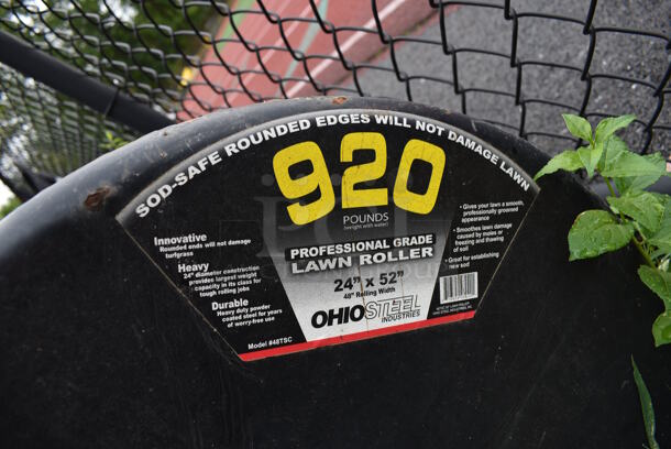 Ohio Steel Model 48TSC Metal 
Commercial Lawn Roller. BUYER MUST REMOVE. 50.5x36x24. (stadium) - Image 5 of 8