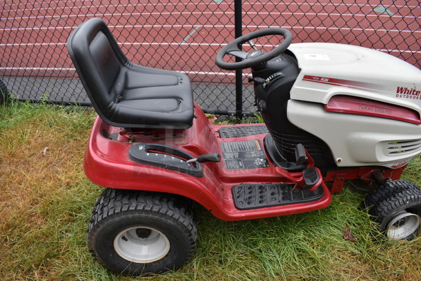 White Outdoor Model 13C0616G190 Turbo Cooling LT1650 Hydro Riding Lawnmower. Comes w/ 1 Key. BUYER MUST REMOVE. 36x63x40. (stadium) - Image 4 of 12