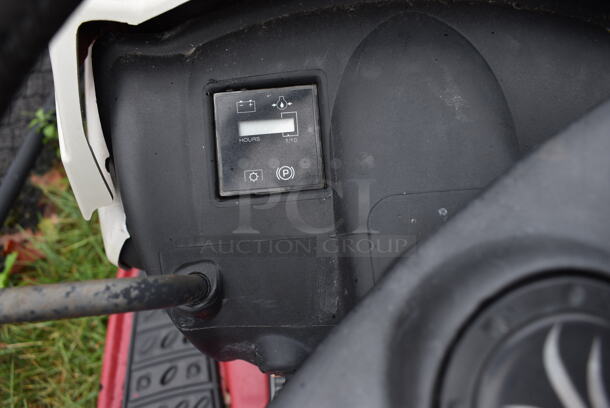 White Outdoor Model 13C0616G190 Turbo Cooling LT1650 Hydro Riding Lawnmower. Comes w/ 1 Key. BUYER MUST REMOVE. 36x63x40. (stadium) - Image 5 of 12