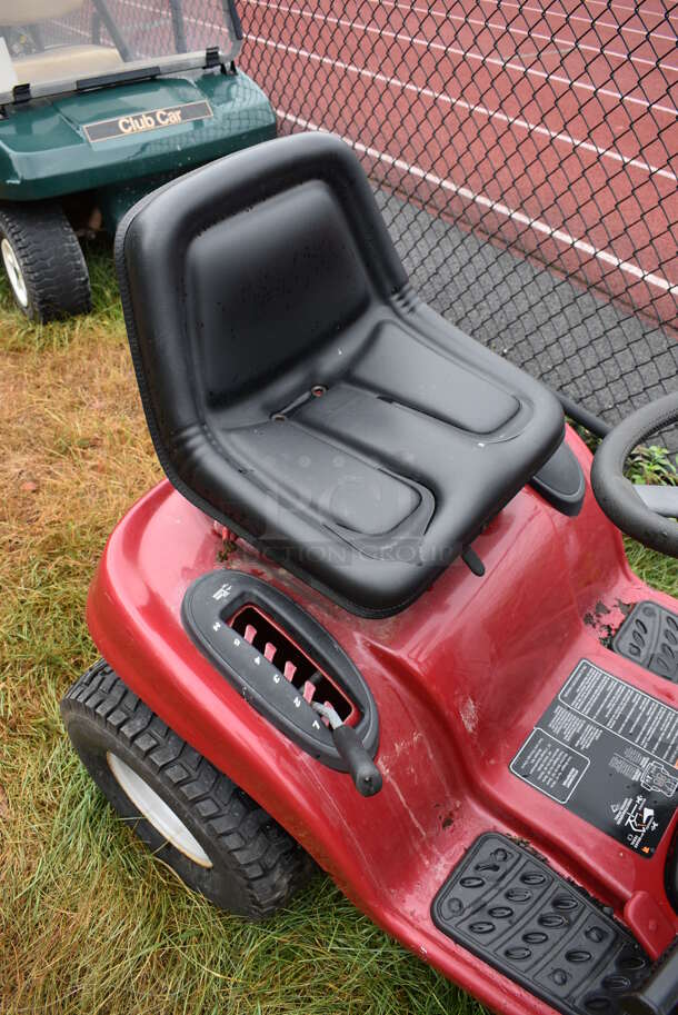 White Outdoor Model 13C0616G190 Turbo Cooling LT1650 Hydro Riding Lawnmower. Comes w/ 1 Key. BUYER MUST REMOVE. 36x63x40. (stadium) - Image 7 of 12