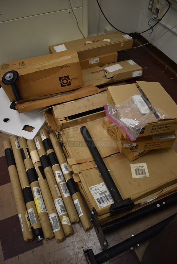 ALL ONE MONEY! MEGA LOT of Various Parts Including Projector Stands. BUYER MUST REMOVE. (Clearview Elementary - Room 1) - Image 4 of 7
