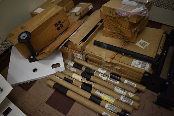 ALL ONE MONEY! MEGA LOT of Various Parts Including Projector Stands. BUYER MUST REMOVE. (Clearview Elementary - Room 1) - Image 5 of 7
