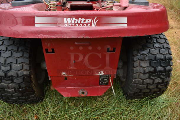 White Outdoor Model 13C0616G190 Turbo Cooling LT1650 Hydro Riding Lawnmower. Comes w/ 1 Key. BUYER MUST REMOVE. 36x63x40. (stadium) - Image 9 of 12